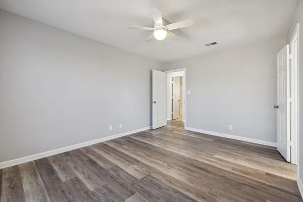 wooden floor in an empty room