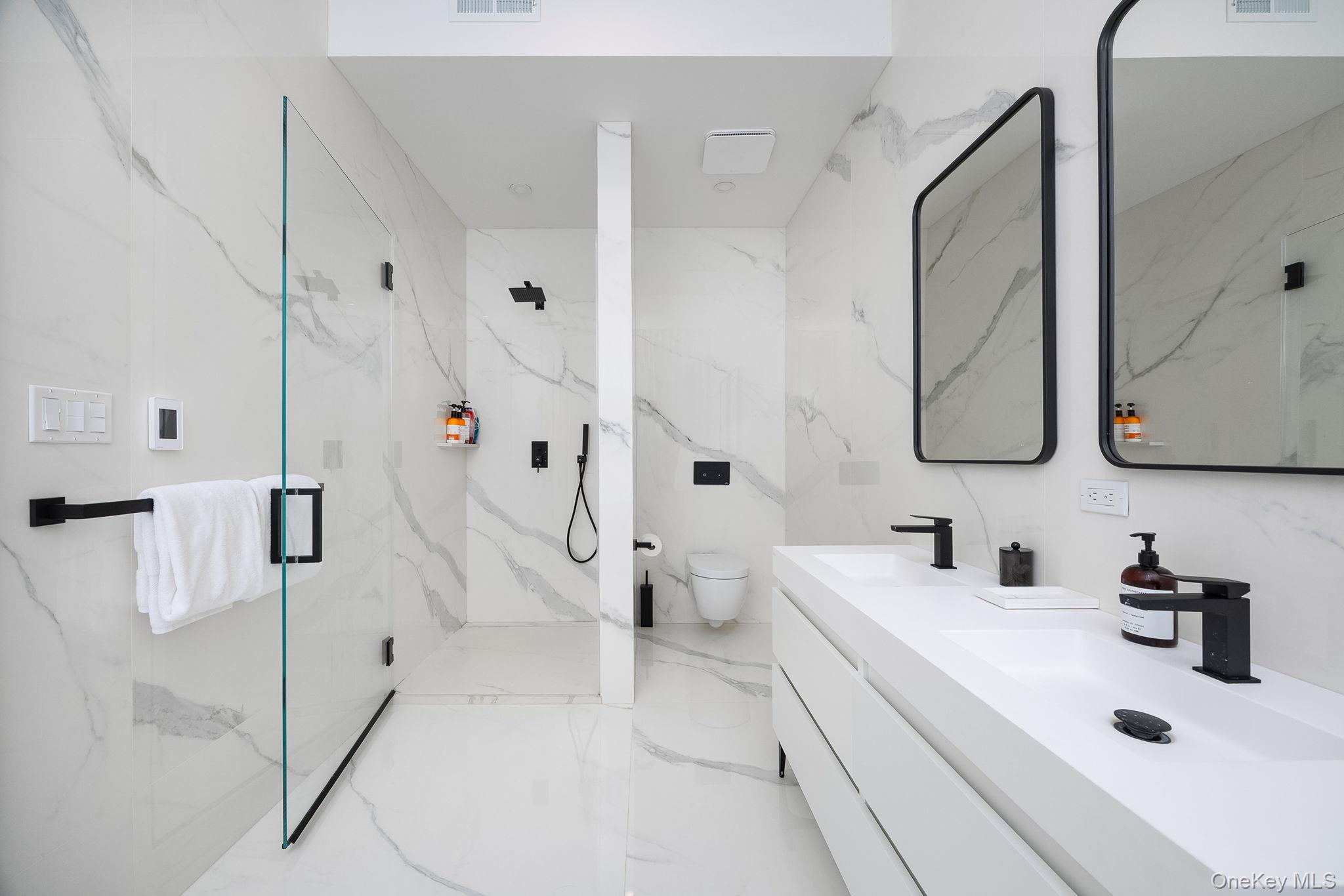 211 Little York Road Warwick, NY 10990 - Photo 19 of 37 a bathroom with a sink a toilet and shower