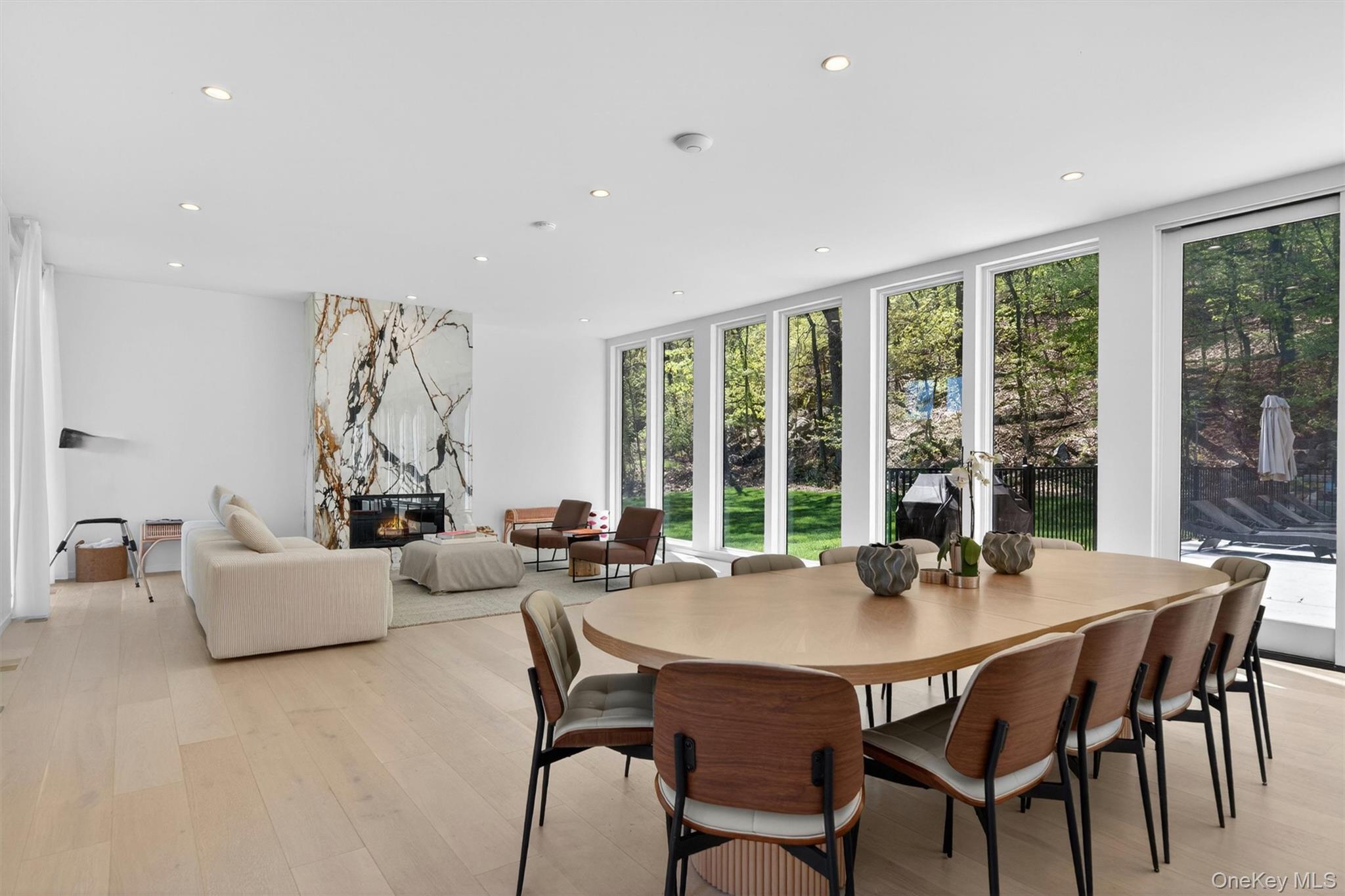 211 Little York Road Warwick, NY 10990 - Photo 8 of 41 a dining room with furniture and large windows