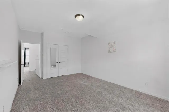 an empty room with window