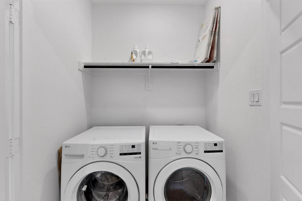 6629 Kort Street Rowlett, TX 75089 - Photo 32 of 39 a utility room with dryer and washer