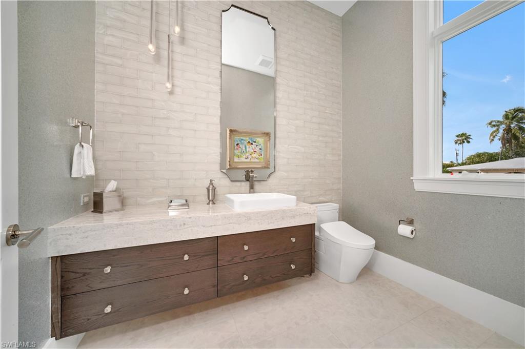 330 Broad Avenue North Naples, FL 34102 - Photo 16 of 49 1st floor Powder Room