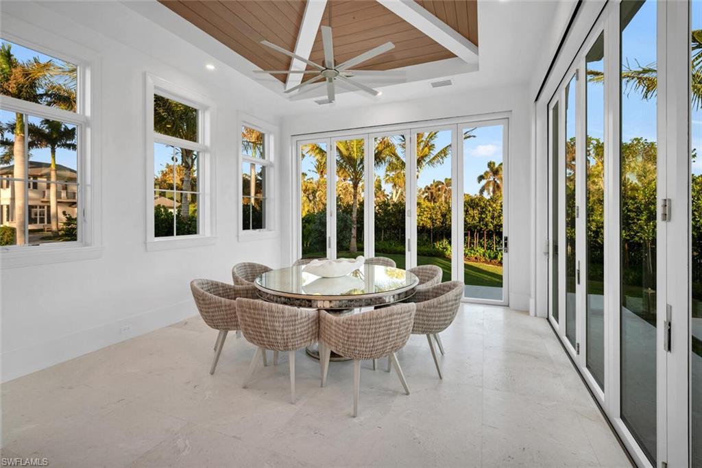 330 Broad Avenue North Naples, FL 34102 - Photo 26 of 49 Indoor / Outdoor air-conditioned Lanai.