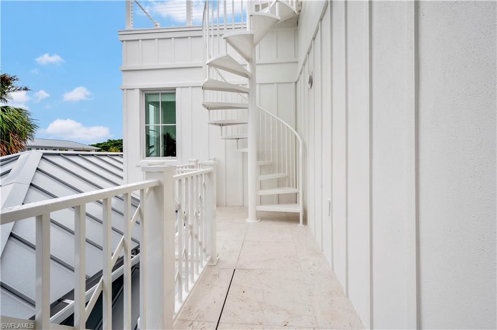 330 Broad Avenue North Naples, FL 34102 - Photo 48 of 49 Staircase to roof Deck