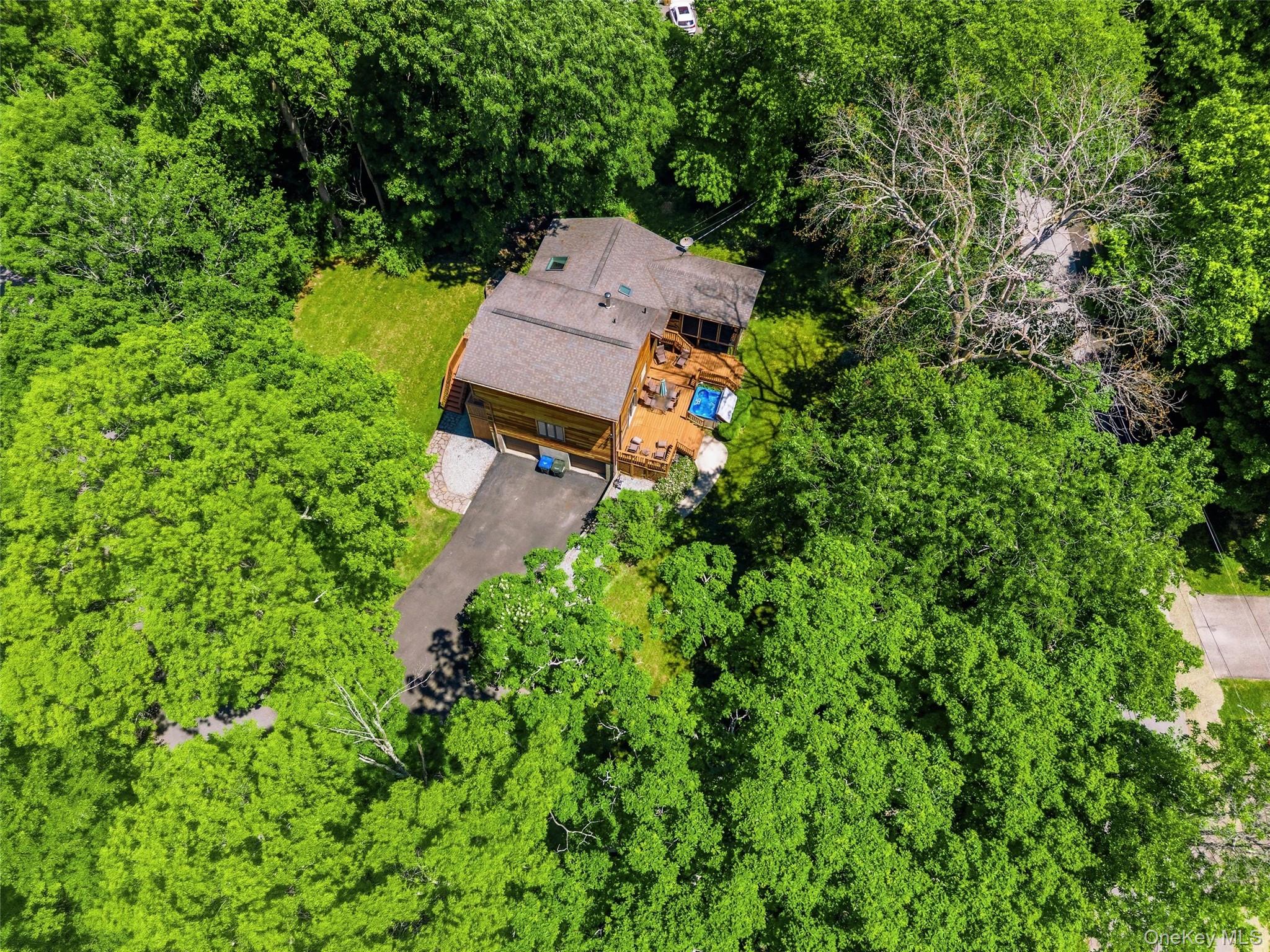 44 Sayer Road Blooming Grove, NY 10914 - Photo 37 of 39 an aerial view of a house with garden space and street view