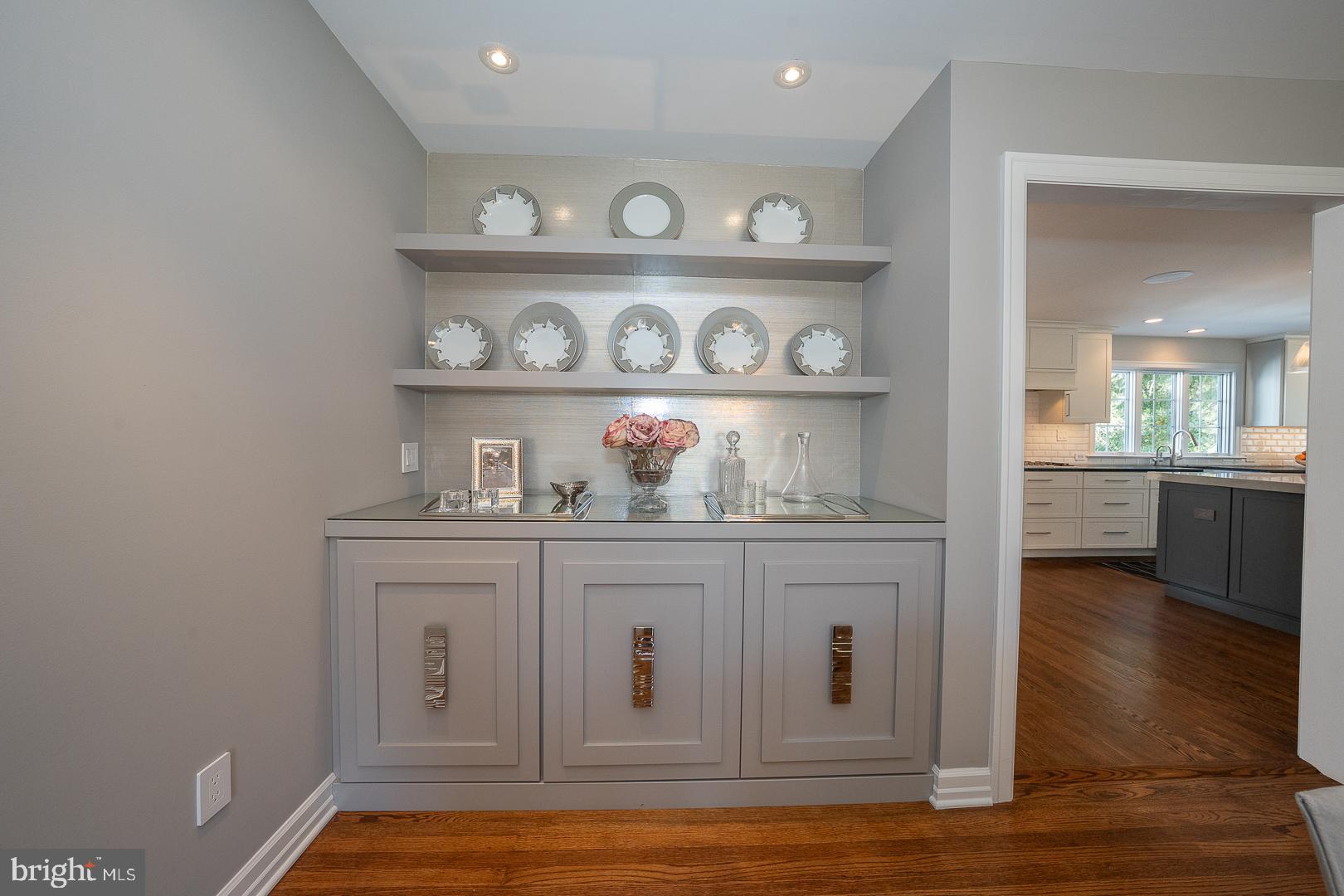 375 Colket Lane Wayne, PA 19087 - Photo 9 of 58 Dining Room-custom built-ins-with modern hardware