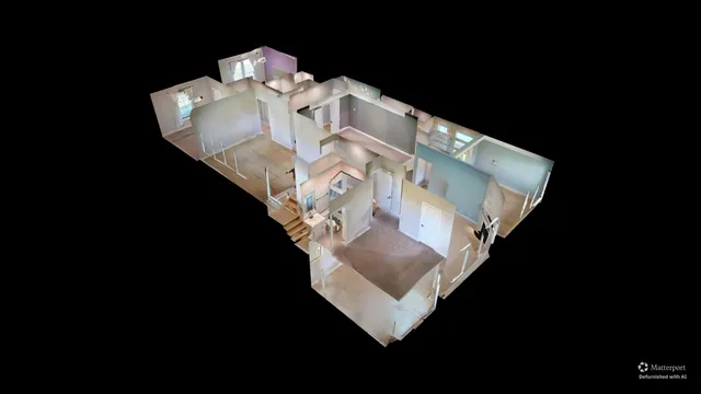 a view of table chair