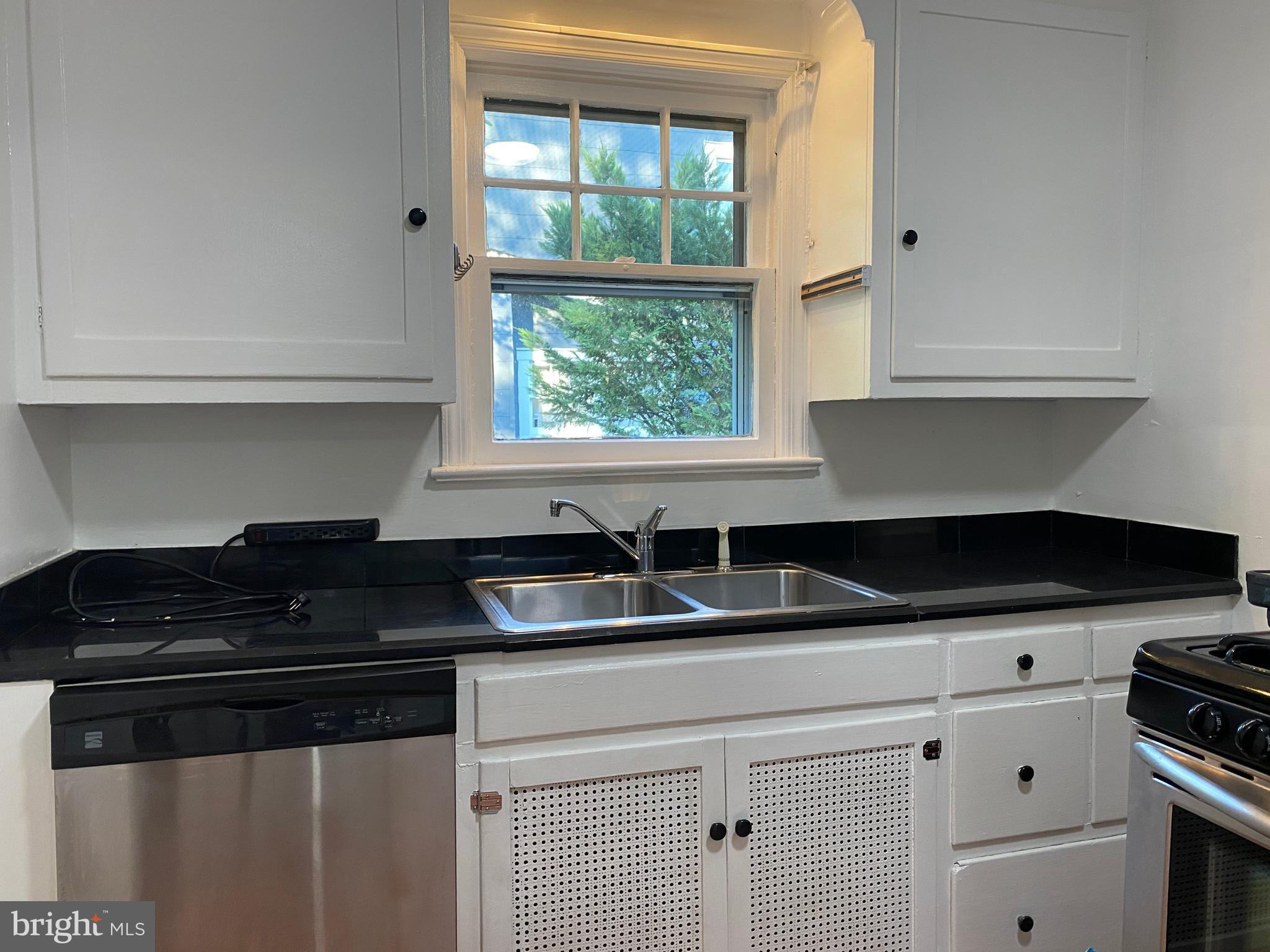 202 East Spring Street Alexandria, VA 22301 - Photo 12 of 45 a kitchen with granite countertop a stove and a sink