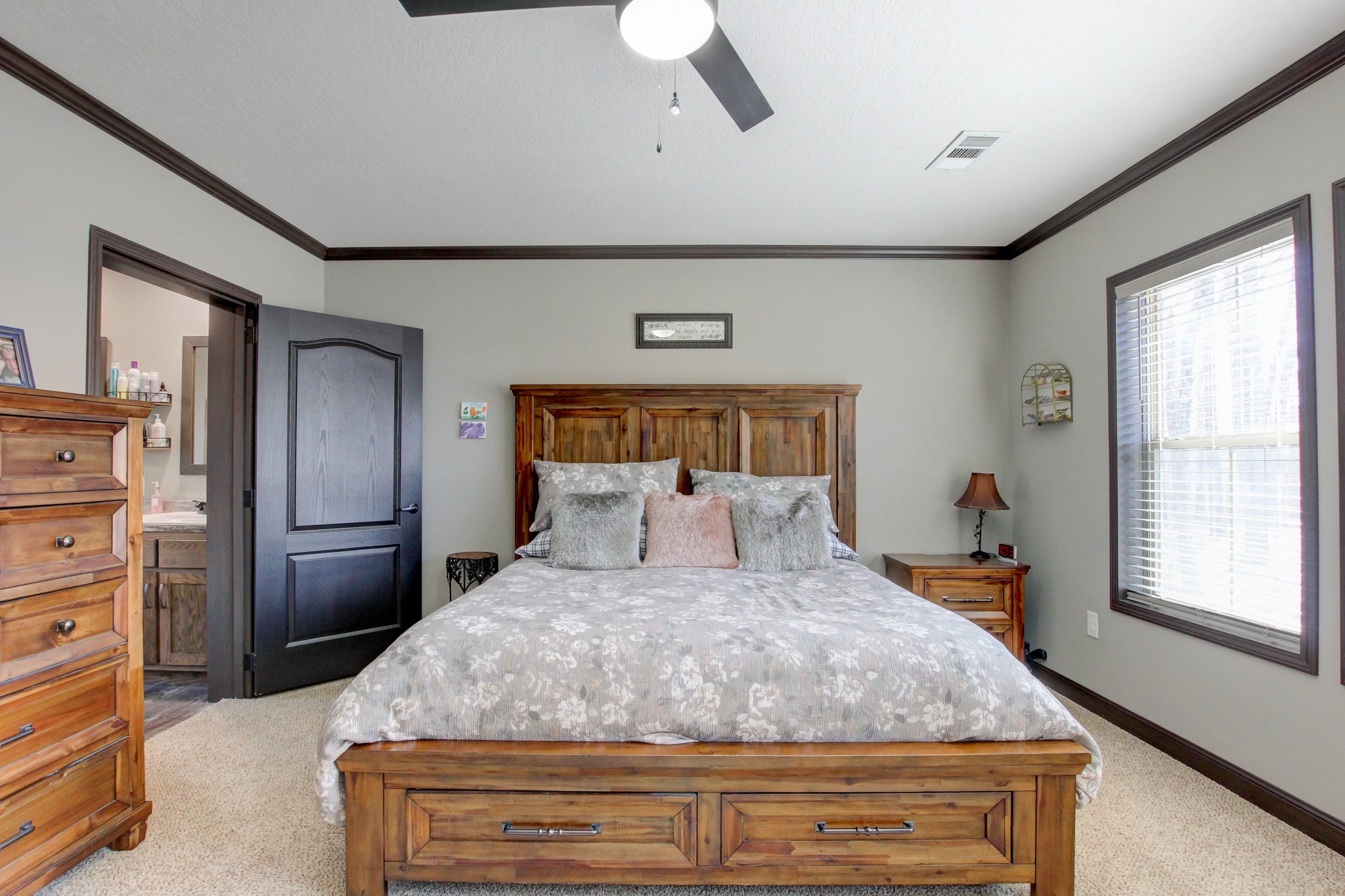 212 Skyline Ridge Dover, TN 37058 - Photo 12 of 41 a bedroom with a large bed and a window