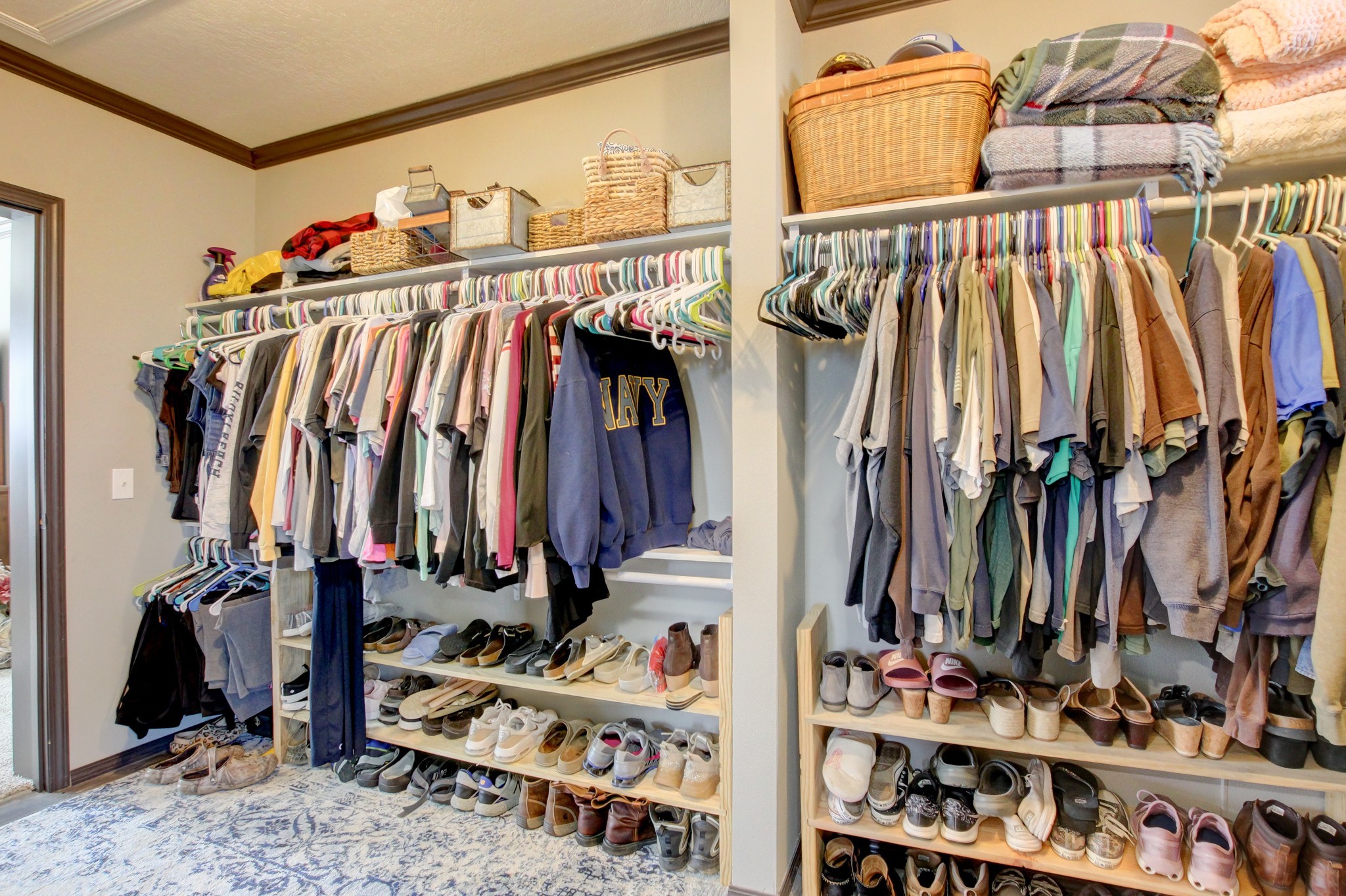 212 Skyline Ridge Dover, TN 37058 - Photo 25 of 41 a view of walk in closet with clothes and shoes