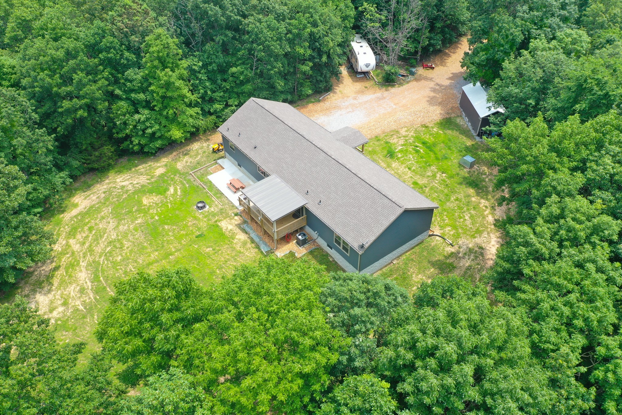 212 Skyline Ridge Dover, TN 37058 - Photo 40 of 41 view of a house with a yard
