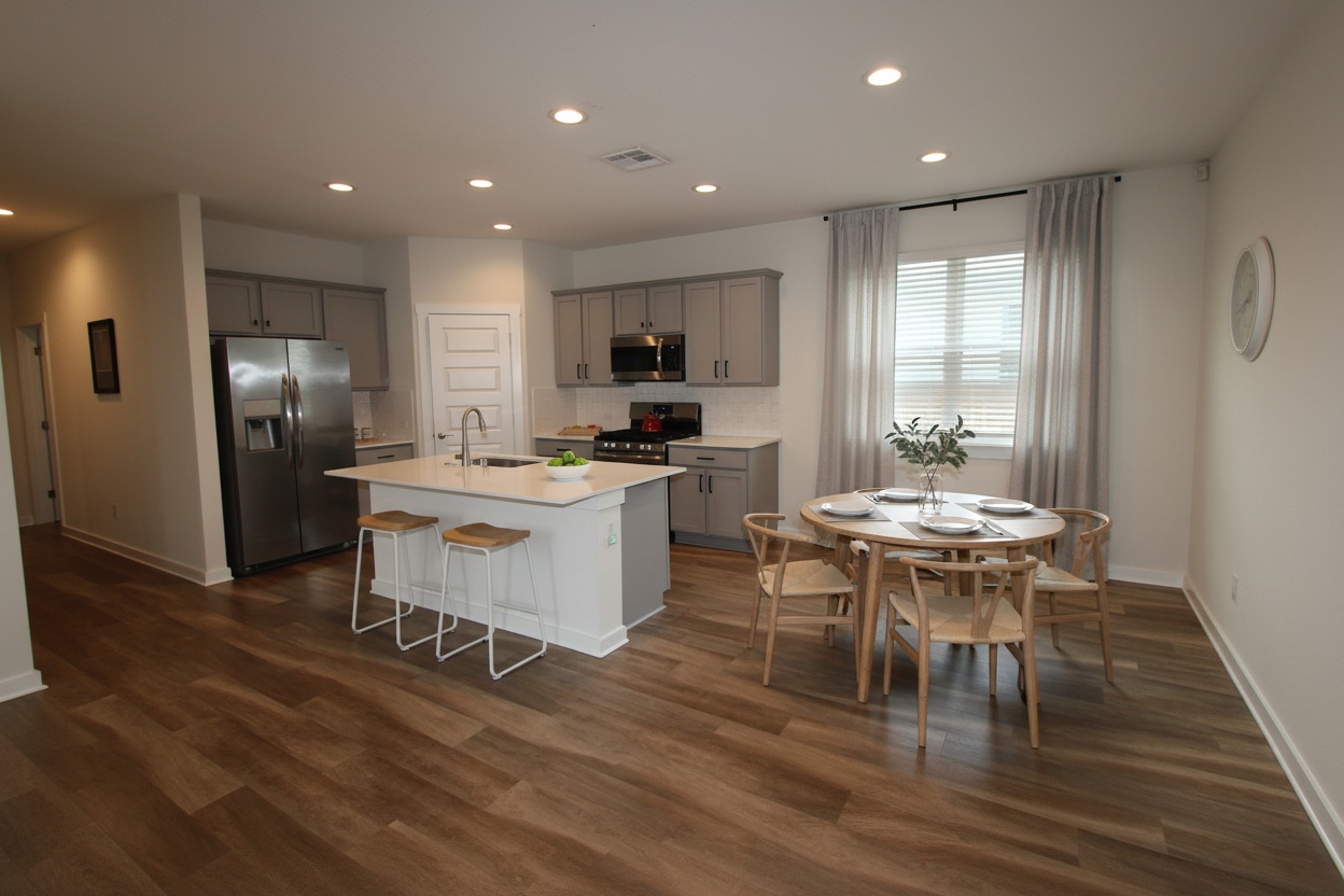100 Century Plant Road Leander, TX 78641 - Photo 6 of 36 A well-appointed kitchen and dining area provides a seamless flow for entertaining.