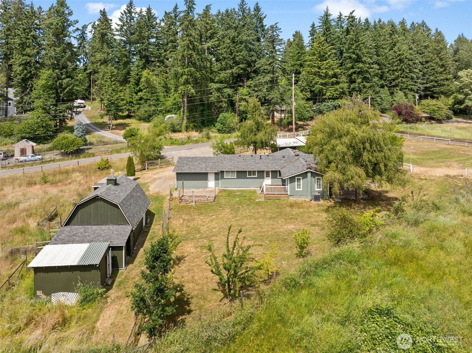 11810 County Line Road East Edgewood, WA 98372 - Photo 35 of 38 a view of a swimming pool with a patio