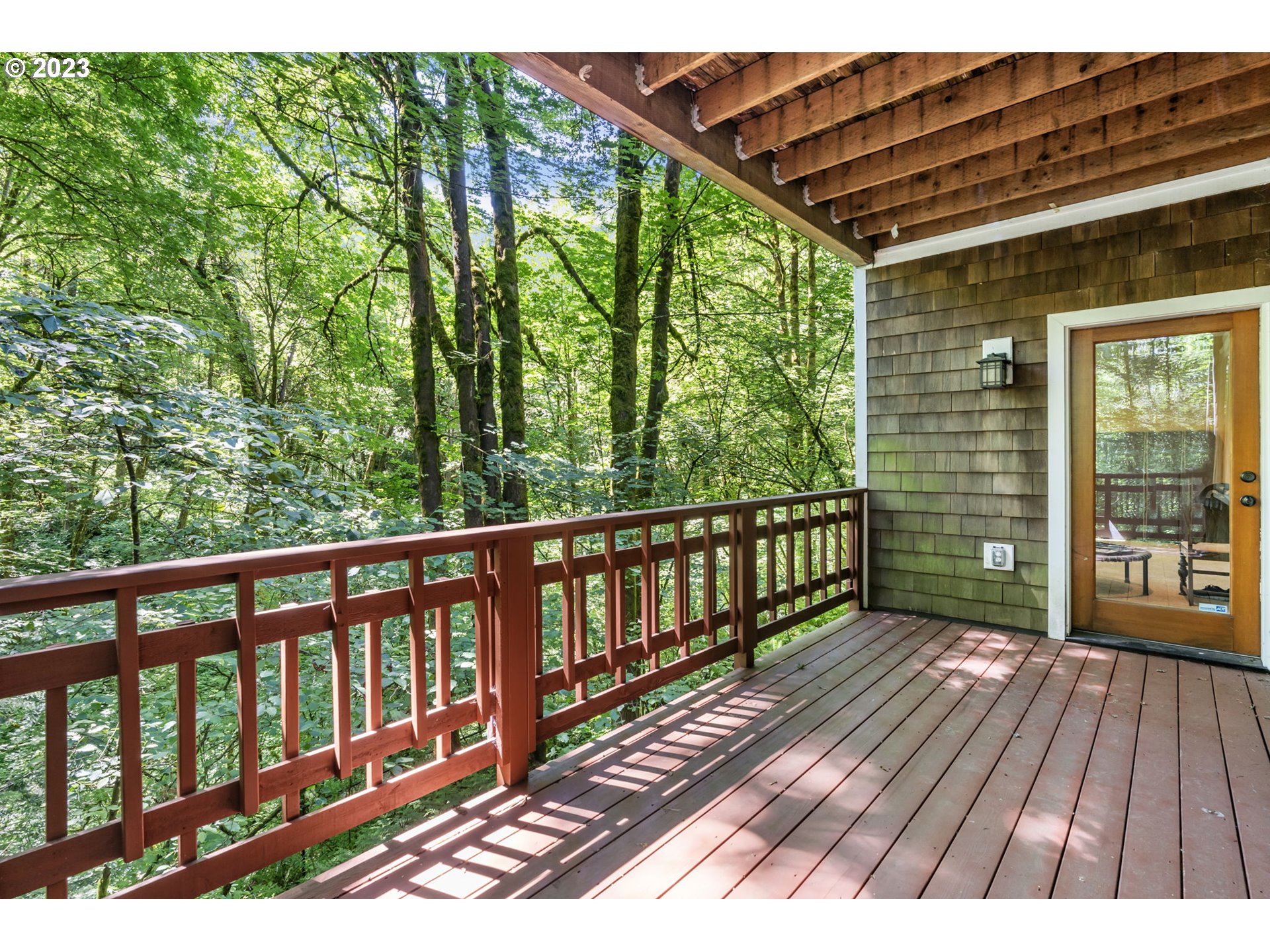 4410 West Burnside Road Portland, OR 97210 - Photo 31 of 42 a view of balcony with wooden floor