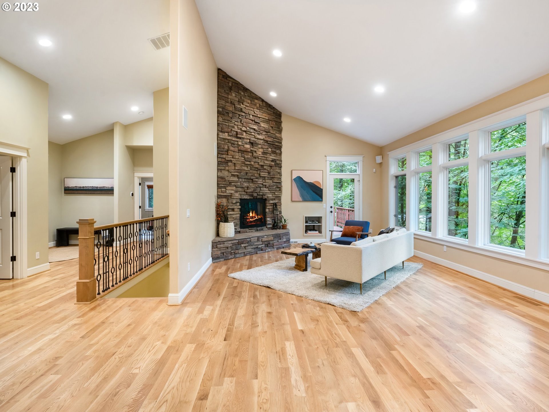 4410 West Burnside Road Portland, OR 97210 - Photo 5 of 42 a living room with furniture and a wooden floor