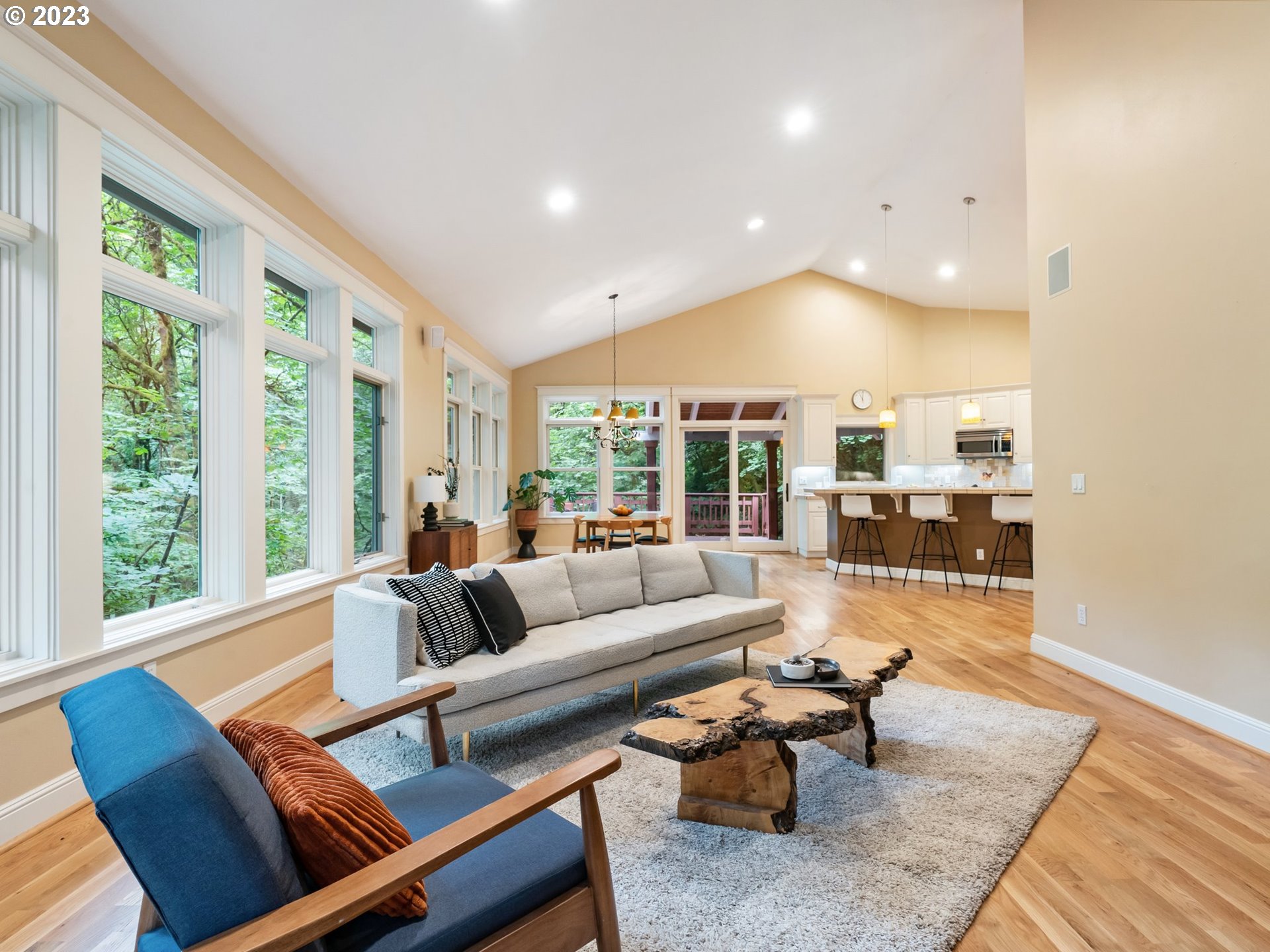 4410 West Burnside Road Portland, OR 97210 - Photo 7 of 42 a living room with furniture and a large window