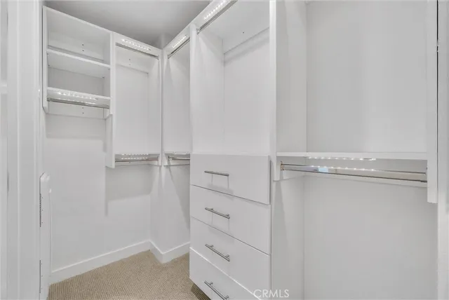 a view of walk in closet