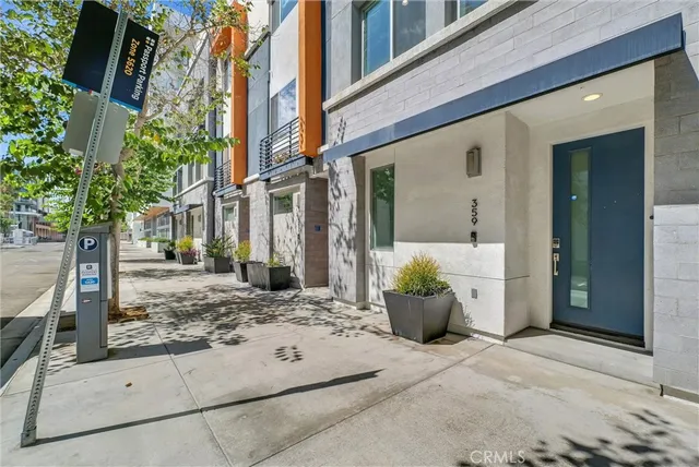 a view of a entryway door front of house