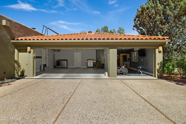 a workspace with furniture and a couch