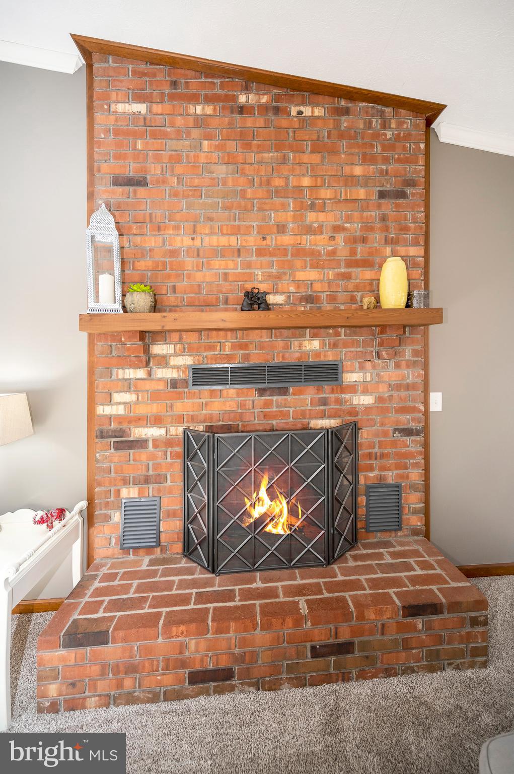 424 Birdie Road Locust Grove, VA 22508 - Photo 12 of 42 Sit-upon-hearth and wood mantle simply beautiful.