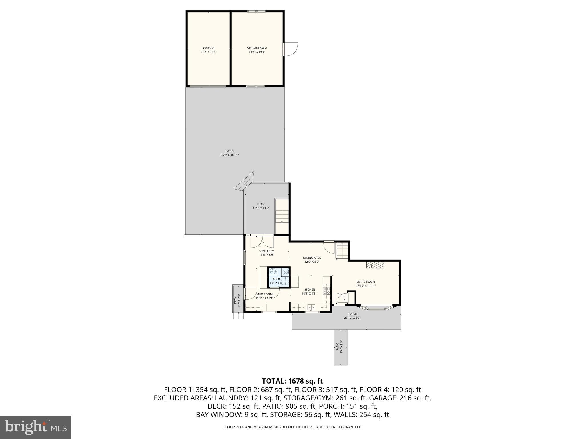 530 Rita Drive Odenton, MD 21113 - Photo 38 of 42 Main level Floorplan
