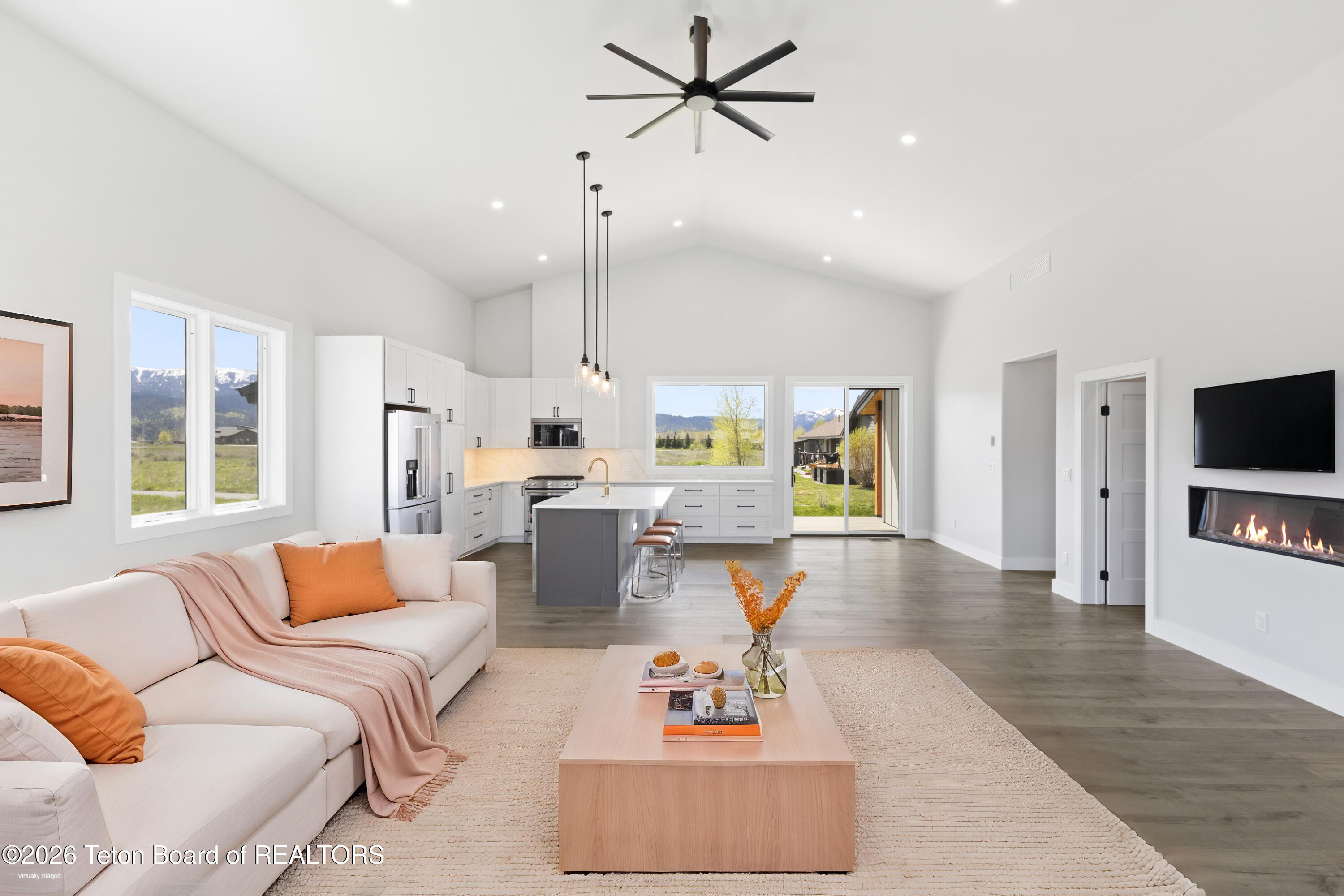 85 Columbine Street Alpine, WY 83128 - Photo 18 of 49 Virtual Staged Living Area