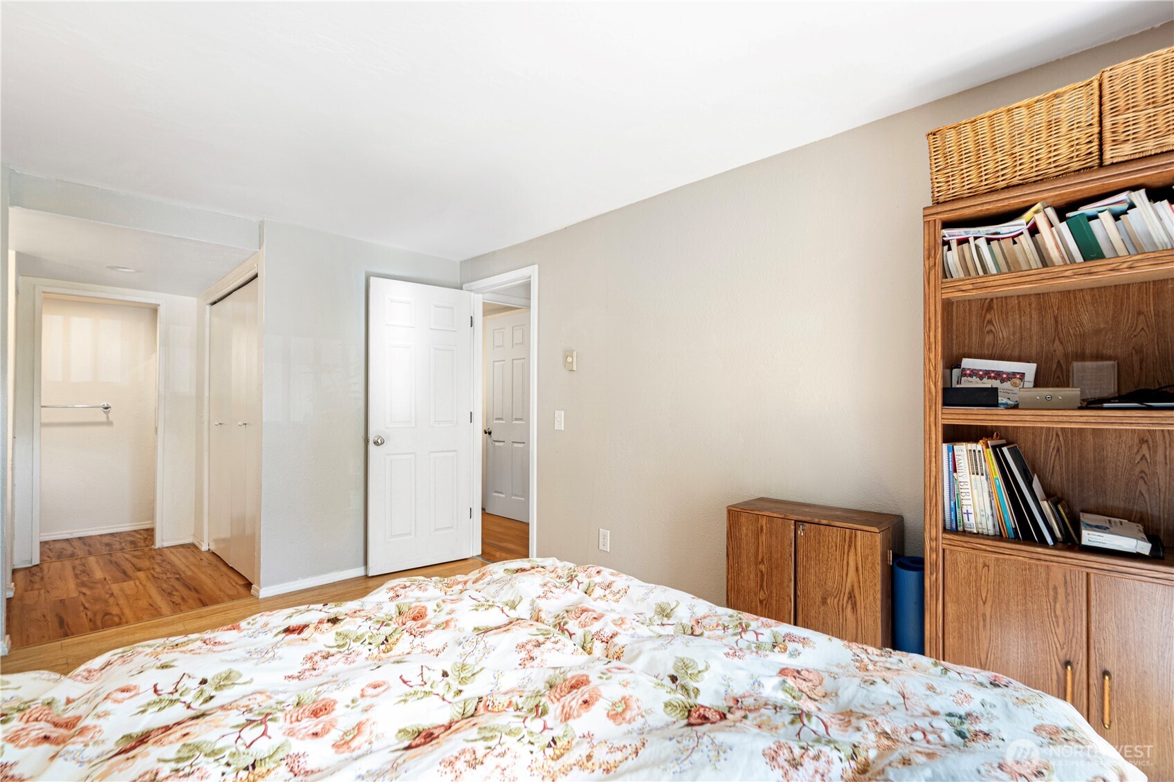 611 Southwest 5th Court, Unit A206 Renton, WA 98057 - Photo 14 of 21 a bedroom with a bed and closet