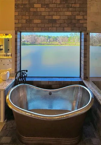 a couple of chairs and a table