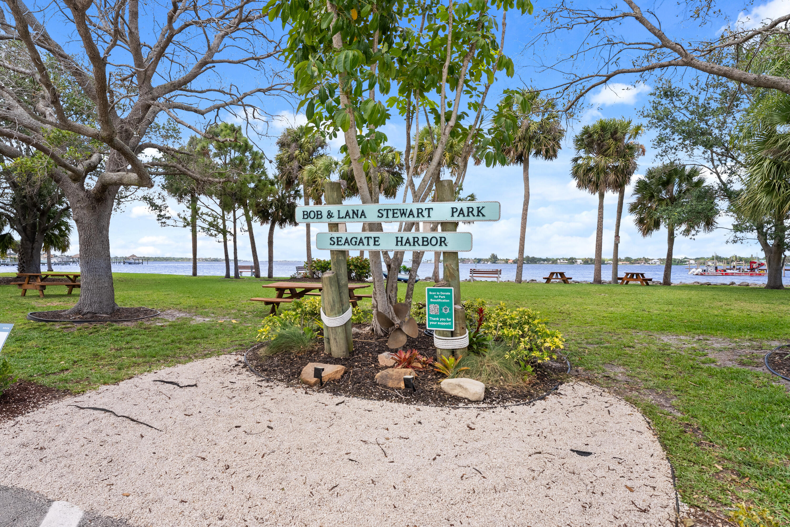 1459 Southwest Seahawk Way Palm City, FL 34990 - Photo 41 of 43 a view of a park with large trees