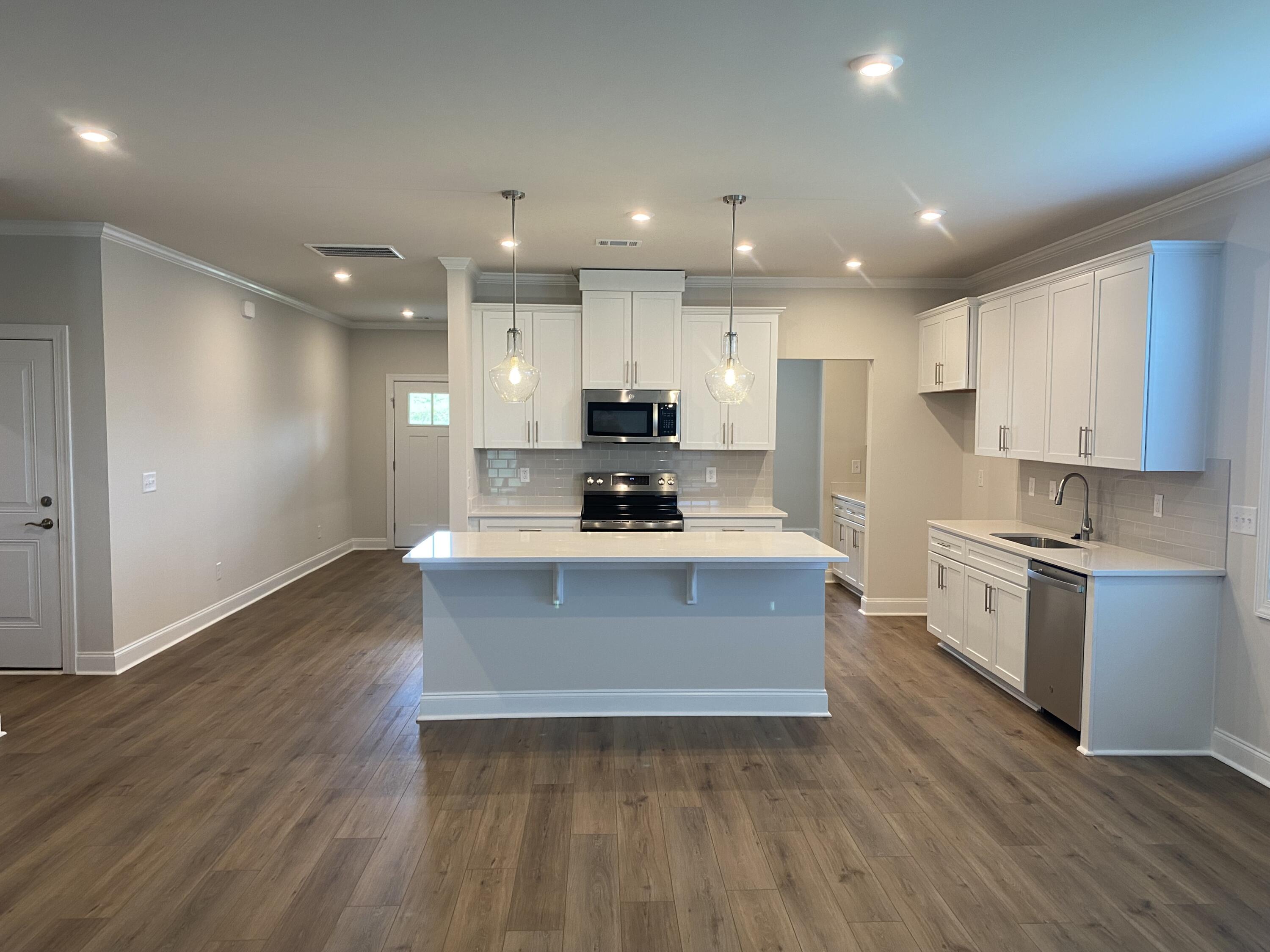 665 Garland Trail Harlem, GA 30814 - Photo 5 of 15 Open Living room and Kitchen with center island