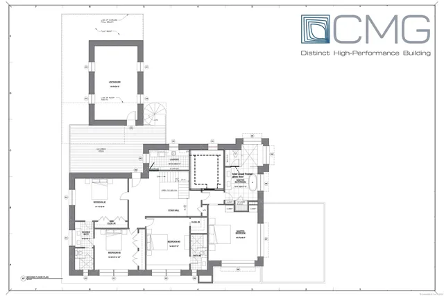 a picture of a bench in front of a mirror