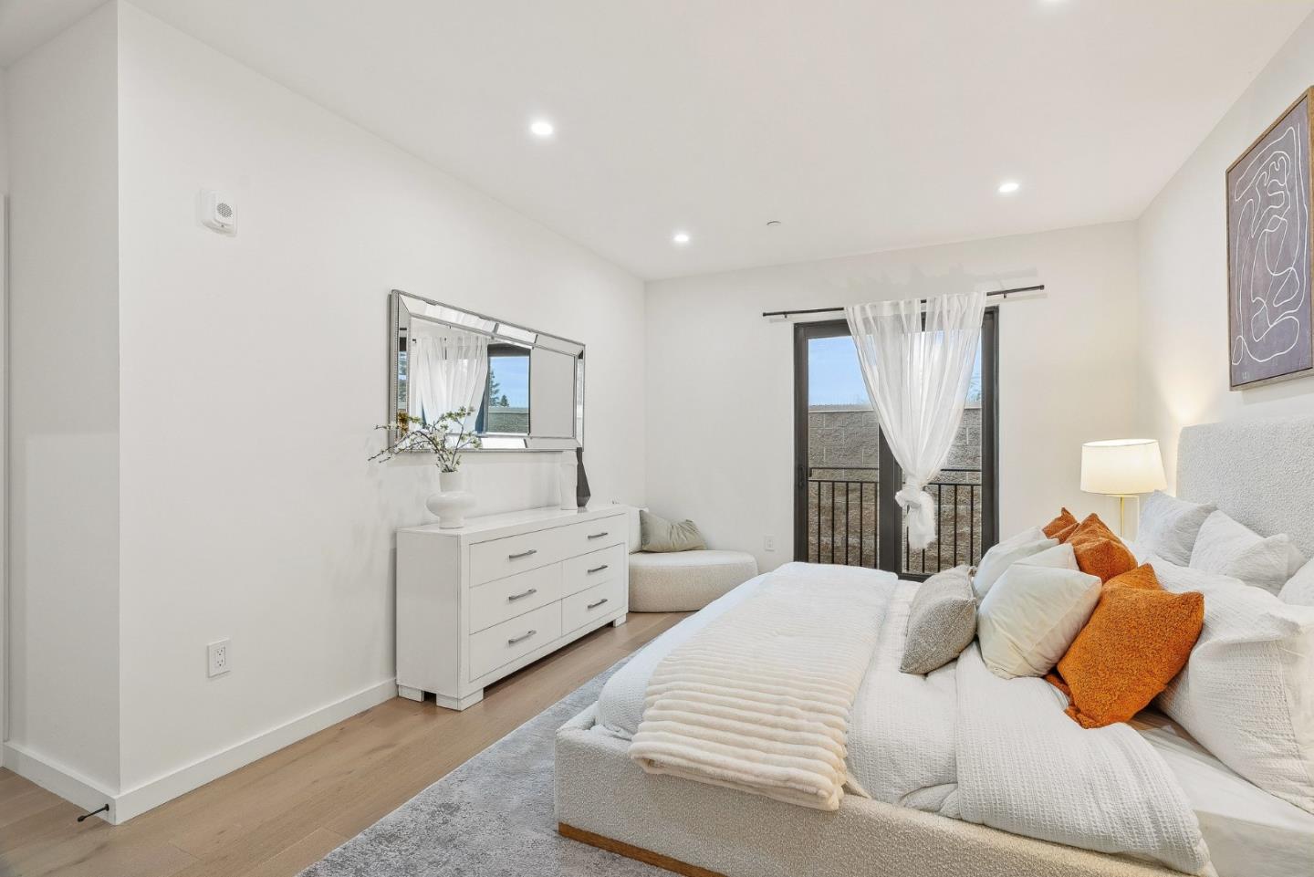 922 Woodside Road Redwood City, CA 94061 - Photo 22 of 30 a bedroom with a bed and a dresser