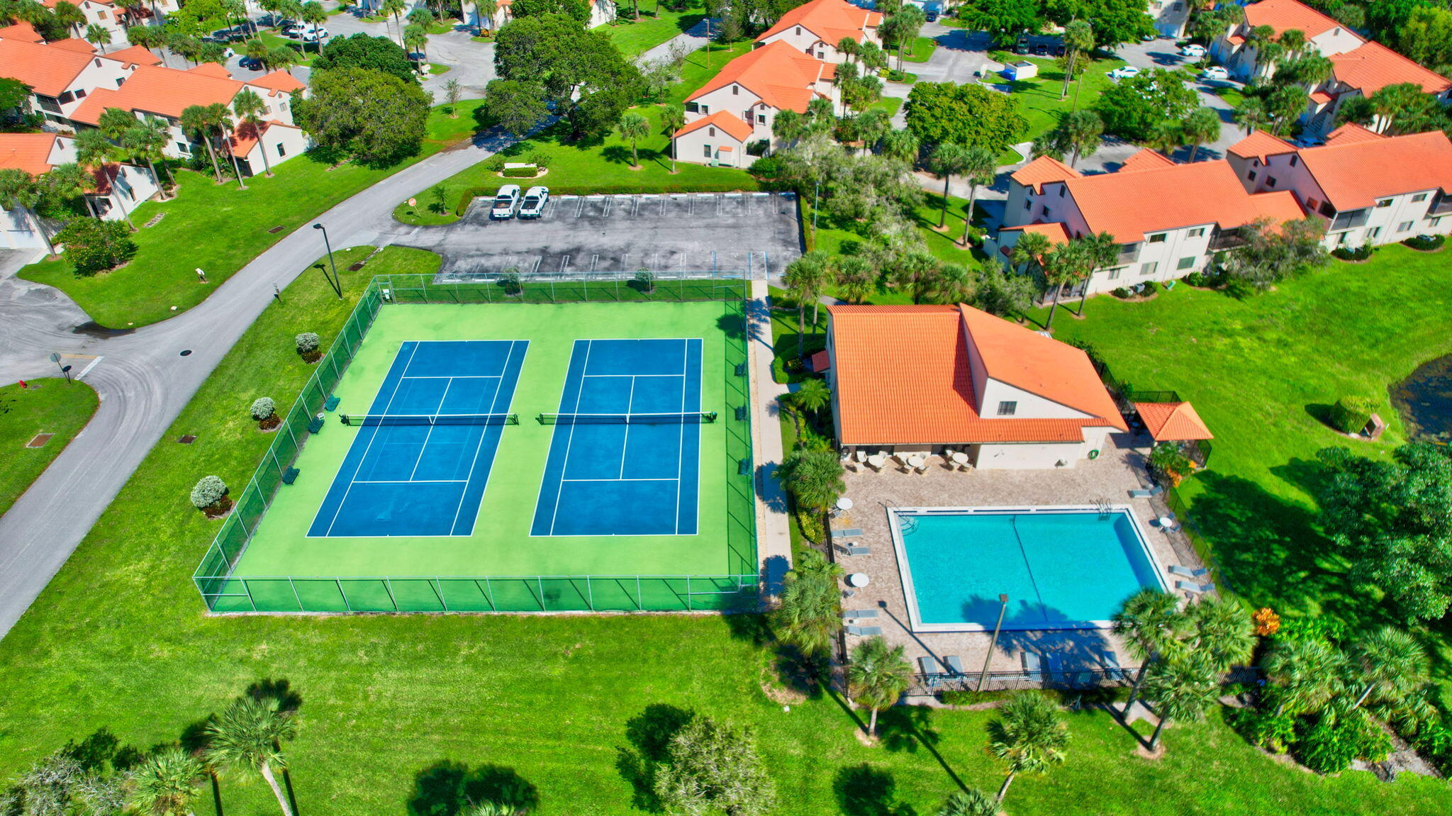 73 Vía De Casas Norte Boynton Beach, FL 33426 - Photo 56 of 60 an aerial view of a house