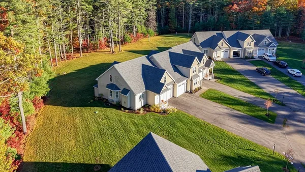 a view of a house with garden