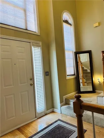 a view of front door of house