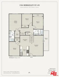 $999,000 | 1304 Berkeley Street, Unit 3, Santa Monica, CA 90404