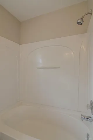 a close up of a bathtub