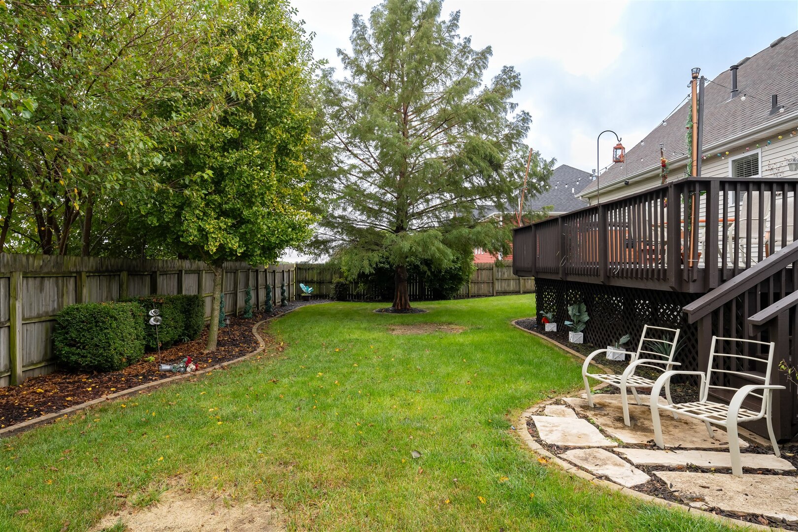 20 Fedor Circle Bloomington, IL 61705 - Photo 32 of 51 a view of backyard with deck and garden