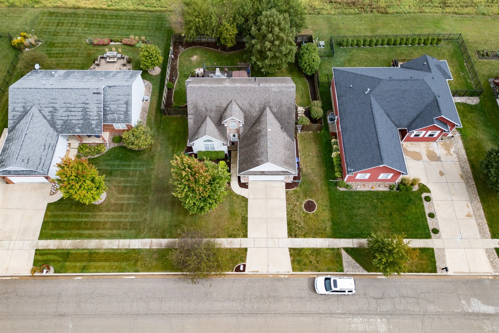 20 Fedor Circle Bloomington, IL 61705 - Photo 49 of 51 an aerial view of residential house with outdoor space and parking