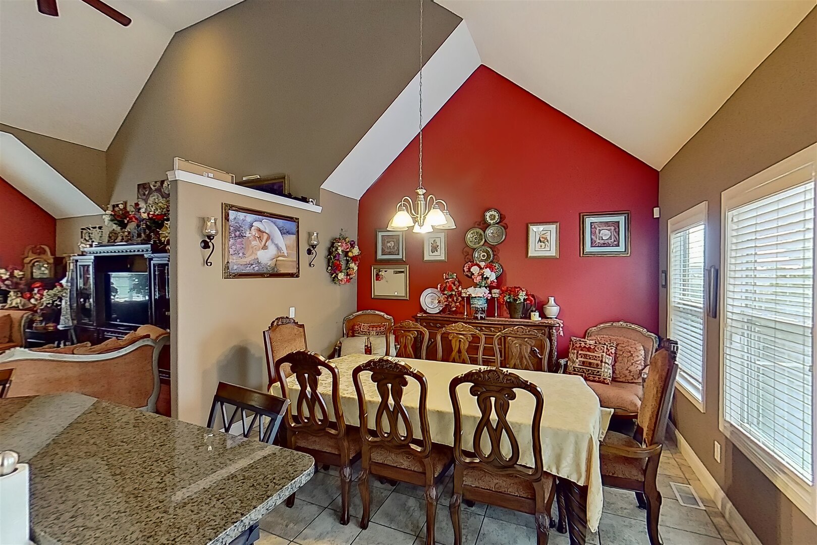20 Fedor Circle Bloomington, IL 61705 - Photo 10 of 51 a view of a dining room with furniture and chandelier