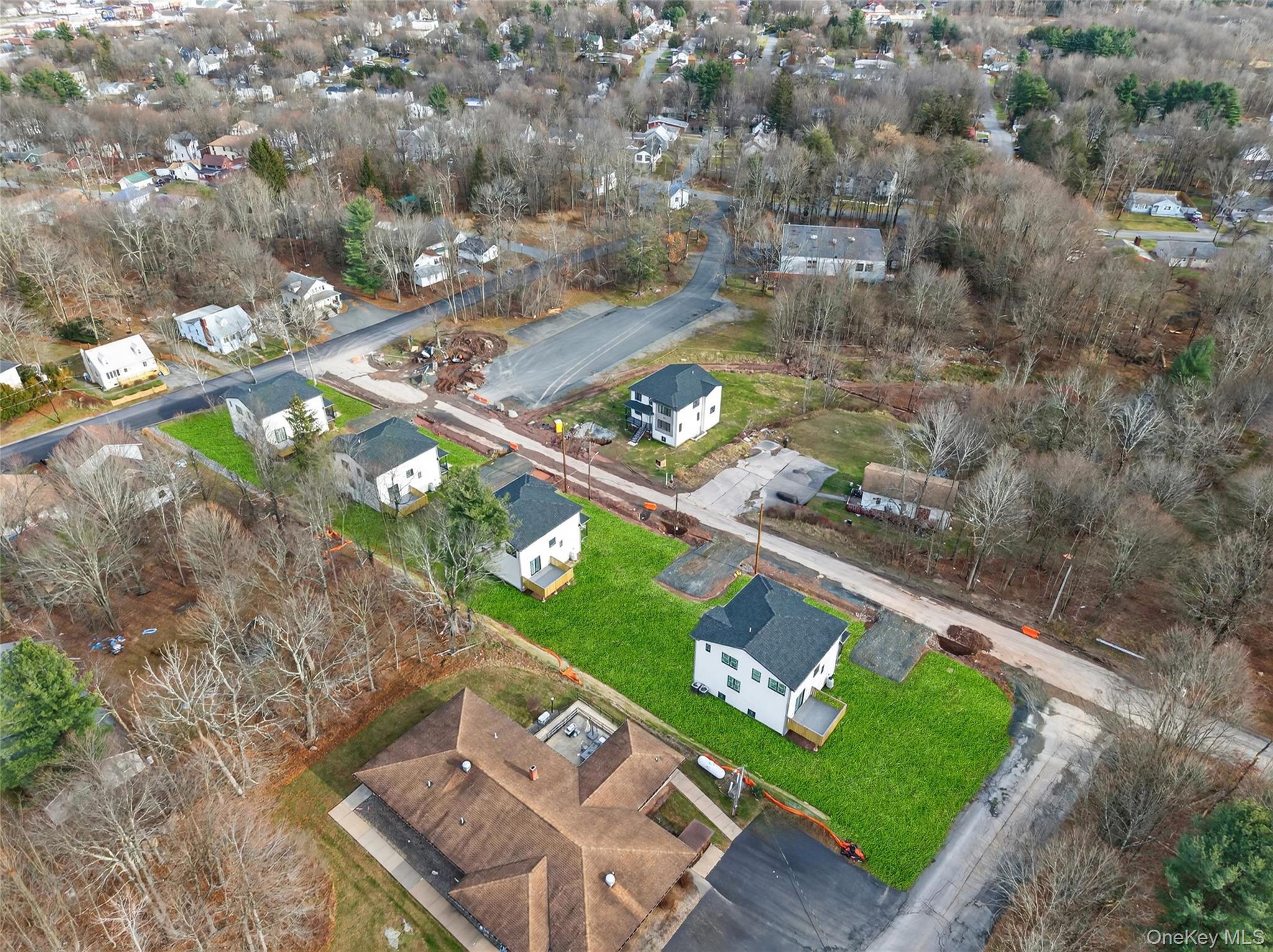 14 East Dillon Road Monticello, NY 12701 - Photo 39 of 50 Aerial view of property and surrounding area featuring nearby suburban area
