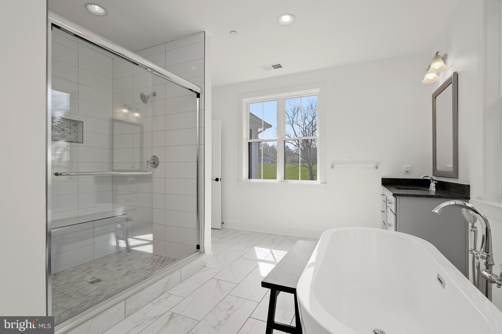 3661 Folly Quarter Road Ellicott City, MD 21042 - Photo 36 of 76 Glass Enclosed Shower