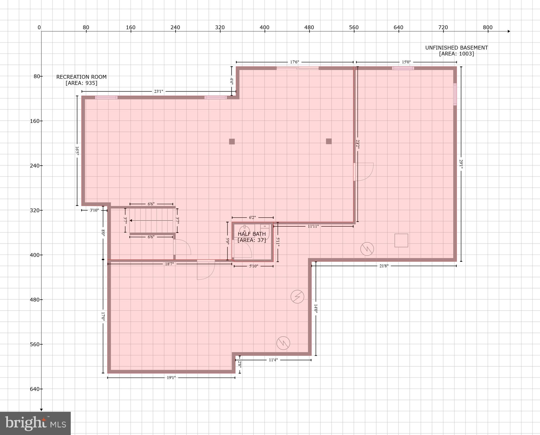 3661 Folly Quarter Road Ellicott City, MD 21042 - Photo 76 of 76 GLA Floor Plan