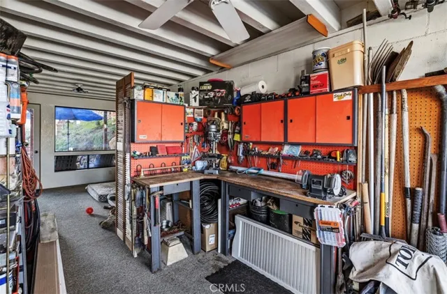 a view of city and mountain