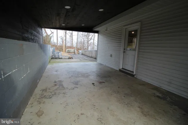 a view of a road from window