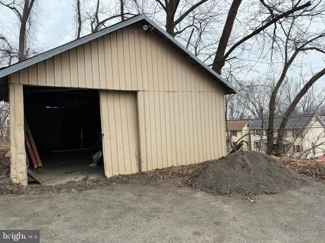a backyard of a house