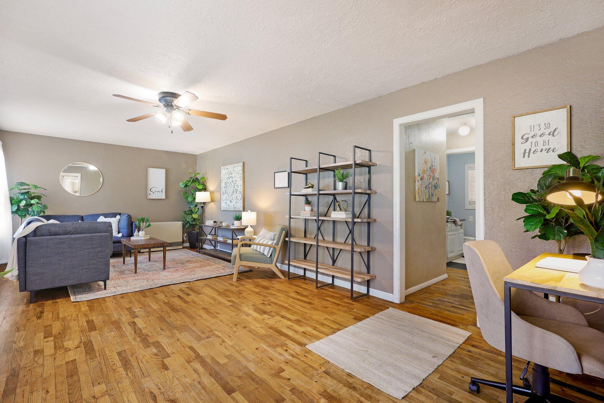 7699 Happy Valley Road Anderson, CA 96007 - Photo 20 of 49 a living room with furniture and wooden floor