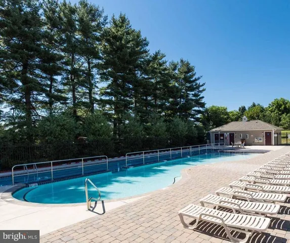 a view of swimming pool with lounge chair