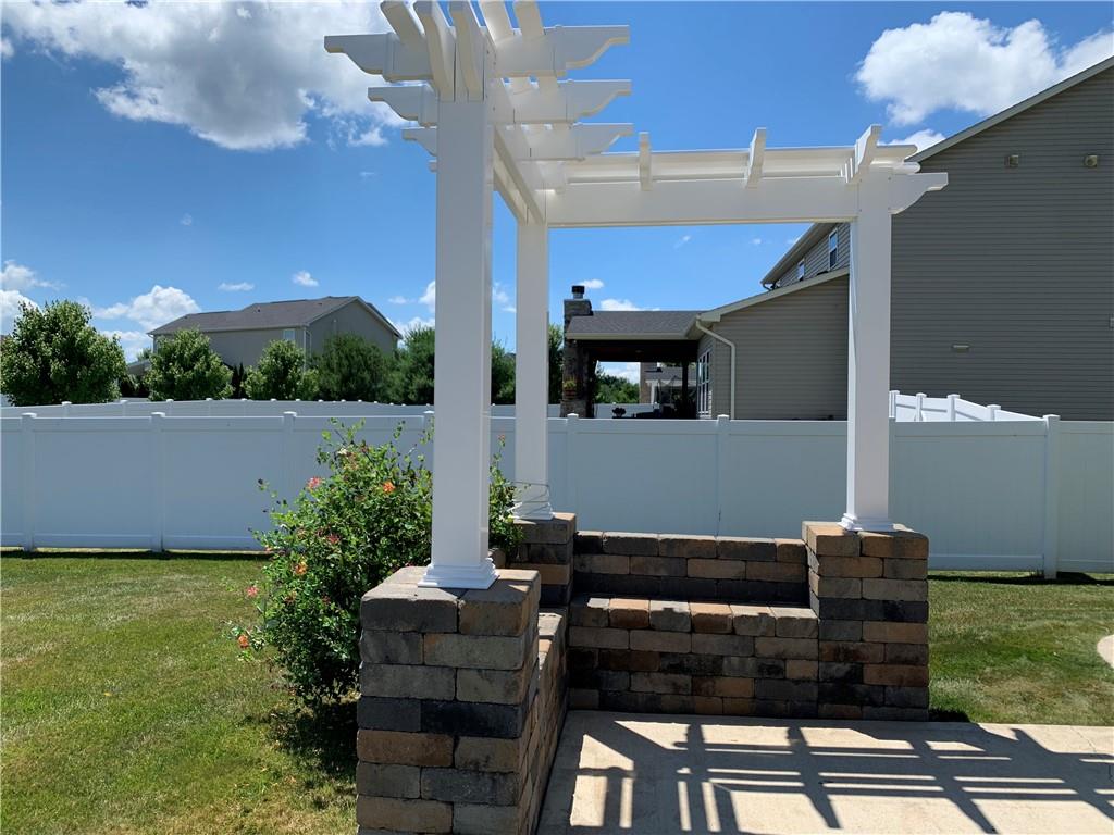 119 Timothy Trail Beaver, PA 15009 - Photo 36 of 38 Pergola with brick wall and seating