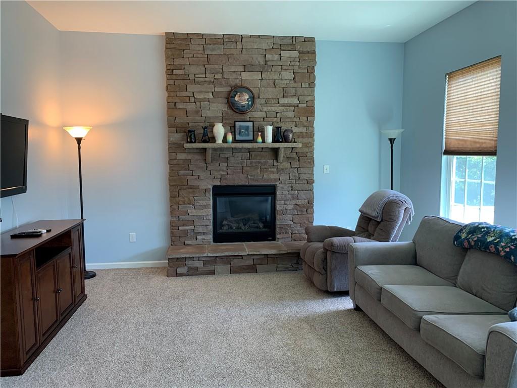 119 Timothy Trail Beaver, PA 15009 - Photo 8 of 38 Gas fireplace with mantle